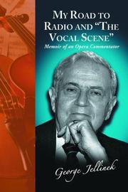 My road to radio and the Vocal Scene by George Jellinek