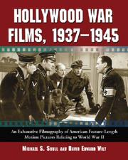 Cover of: Hollywood War Films, 1937-1945 by Michael S. Shull, David E. Wilt