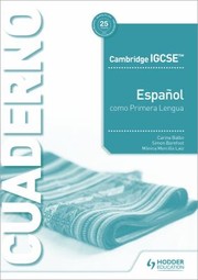 Cover of: Cambridge IGCSE(tm) Español Como Primera Lengua Cuaderno de Ejercicios