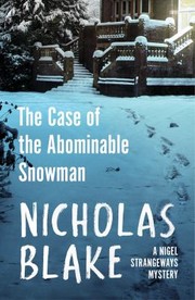 Cover of: Case of the Abominable Snowman by Nicholas Blake