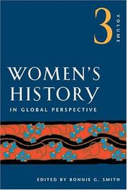 Cover of: Women's History in Global Perspective, Vol. 3 by Bonnie G. Smith