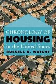 Cover of: Chronology of Housing in the United States
