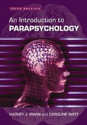 Cover of: An Introduction to Parapsychology