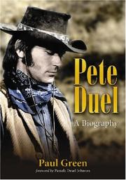 Cover of: Pete Duel: A Biography
