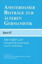 Cover of: Thi Timit Lof by Arend Quak, Guus Kroonen