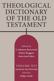 Cover of: Theological Dictionary of the Old Testament, Volume XVI