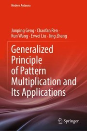 Cover of: Generalized Principle of Pattern Multiplication and Its Applications