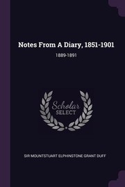 Cover of: Notes from a Diary, 1851-1901: 1889-1891