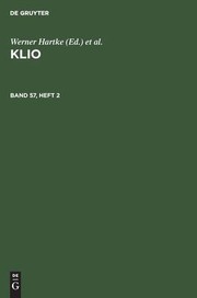 Cover of: Klio. Band 57, Heft 2