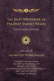 Cover of: Sufi Message of Hazrat Inayat Khan Centennial Edition: The Art of Personality