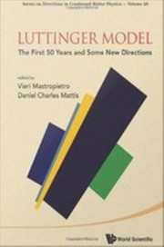 Cover of: Luttinger Model: The First 50 Years and Some New Directions