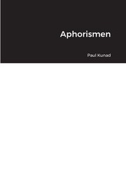 Cover of: Aphorismen