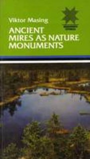 Cover of: Ancient mires as nature monuments