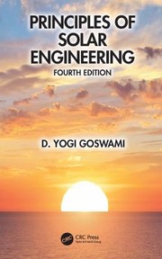 Cover of: Principles of Solar Engineering