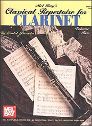 Cover of: Classical Repertoire for Clarinet, Vol. 2 | Costel Puscoiu