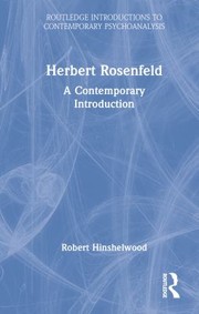 Cover of: Herbert Rosenfeld: A Contemporary Introduction