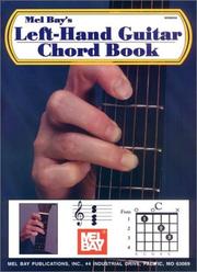 Cover of: Mel Bay Left-Hand Guitar Chord Book by William Bay
