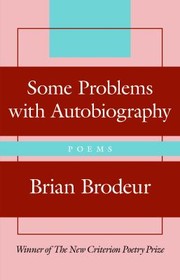 Cover of: Some Problems with Autobiography