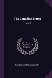 Cover of: Canadian Nurse: 1 And 2