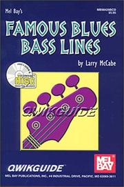 Cover of: Mel Bay Famous Blues Bass Lines (QwikGuide)