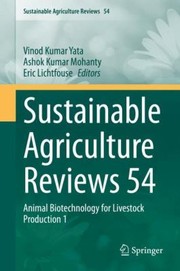 Cover of: Sustainable Agriculture Reviews 54: Animal Biotechnology for Livestock Production 1