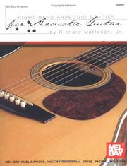 Cover of: Mel Bay Right-Hand Arpeggio Studies for Acoustic Guitar