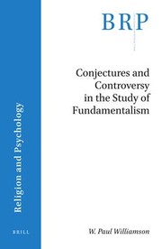 Cover of: Conjectures and Controversy in the Study of Fundamentalism