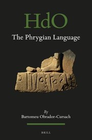 Cover of Phrygian Language by bartomeu obrador-cursach