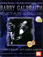 Mel Bay Barry Galbraith Guitar Solos