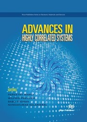 Cover of: Advances in Highly Correlated Systems by Parvathy Nancy, Wilfrid Prellier, Sabu Thomas, Nandakumar Kalarikkal