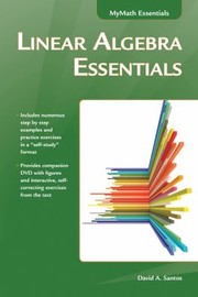 Cover of: Linear Algebra Essentials