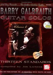 Cover of: Mel Bay Barry Galbraith Guitar Solos, Volume 2