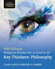 Cover of: WJEC/Eduqas a Level Religious Studies Key Thinkers by Clare Lloyd, Greg Barker, Clare Lloyd, Greg Barker