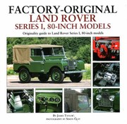 Cover of: Factory-Original Land Rover Series 1, 80-Inch Models