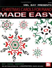 Cover of: Mel Bay Christmas Carols For Piano Made Easy