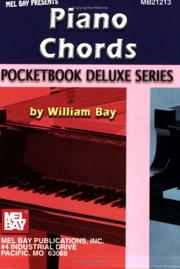 Cover of: Mel Bay Piano Chords, Pocketbook Deluxe Series (Pocketbook Deluxe)