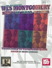 Cover of: Mel Bay Wes Montgomery Best of Boss Guitar | 