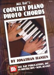 Mel Bay Country Piano Photo Chords by Johnathan Hansen, Jonathan Hansen