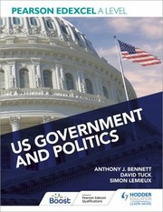 Pearson Edexcel a Level US Government and Politics cover