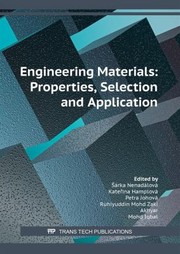 Cover of: Engineering Materials: Properties, Selection and Application