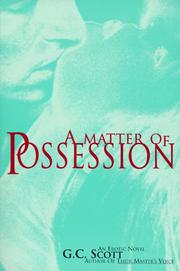 Cover of: A matter of possession | G. C. Scott