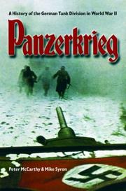 Cover of: Panzerkrieg: The Rise and Fall of Hitler's Tank Divisions