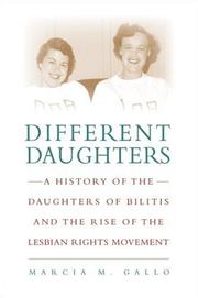 Cover of: Different Daughters by Marcia M. Gallo