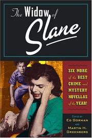 Cover of: The Widow of Slane: Six More of the Best Crime and Mystery Novellas of the Year!
