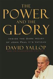 Cover of: The Power and the Glory by David Yallop