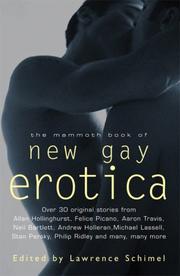 Cover of: The Mammoth Book of New Gay Erotica by Lawrence Schimel