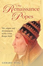 Cover of: The Renaissance Popes by Gerard Noel