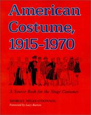 Cover of: American Costume, 1915-1970 by Shirley Miles O'Donnol
