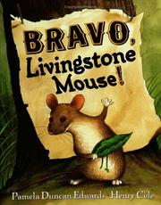 Cover of: Bravo, Livingstone Mouse!