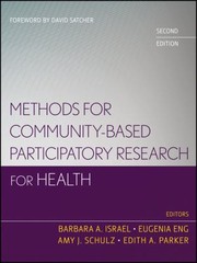 Cover of: Methods for community-based participatory research for health